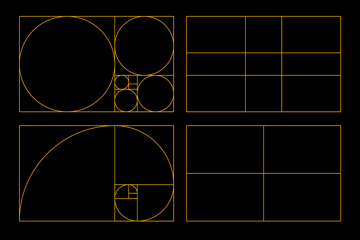 The golden ratio in art and graphic design, via Adobe